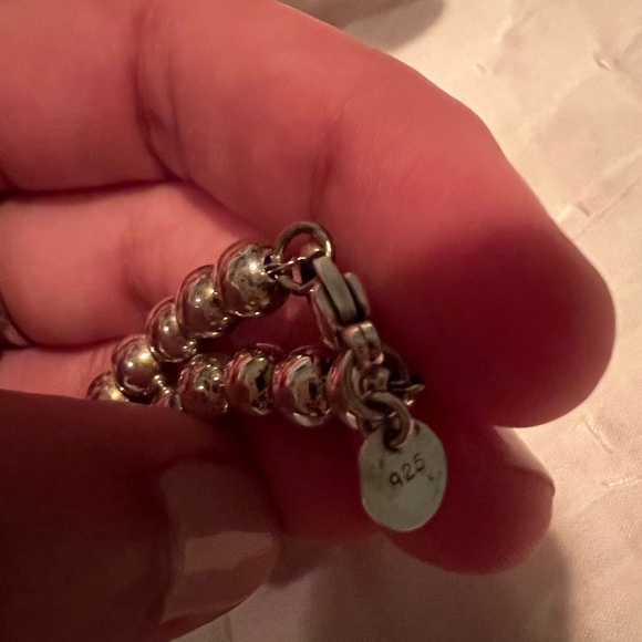 Tiffany & Co. Graduated Bead Ball Sterling Silver Necklace - Picture 5 of 5